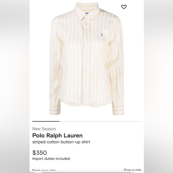Ralph Lauren long sleeves shirt, size 8 - Picture 3 of 11